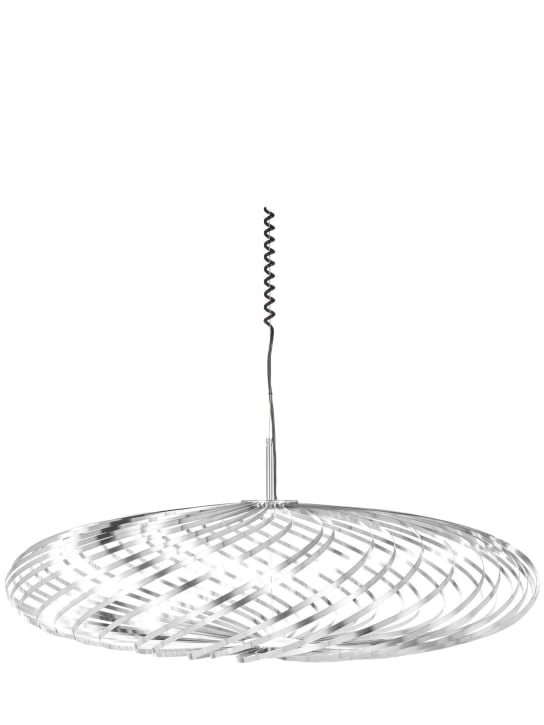 Tom Dixon: Lámpara de techo mediana Spring Pendent Silver - Plata - ecraft_0 | Luisa Via Roma