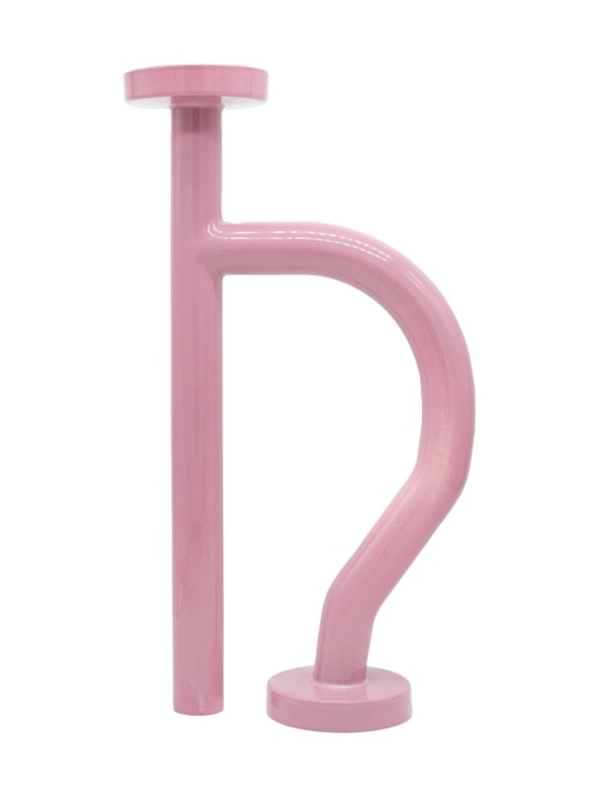 Tu Bi: Curvy handle tubular vase - Rosa - ecraft_0 | Luisa Via Roma