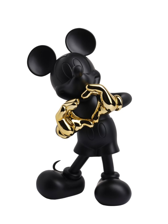 Leblon Delienne: Statuette Mickey With Love - Noir/Or - ecraft_0 | Luisa Via Roma