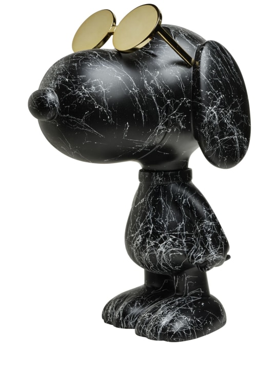 Leblon Delienne: Sculpture noire et dorée Snoopy Sun Graf - Noir - ecraft_0 | Luisa Via Roma