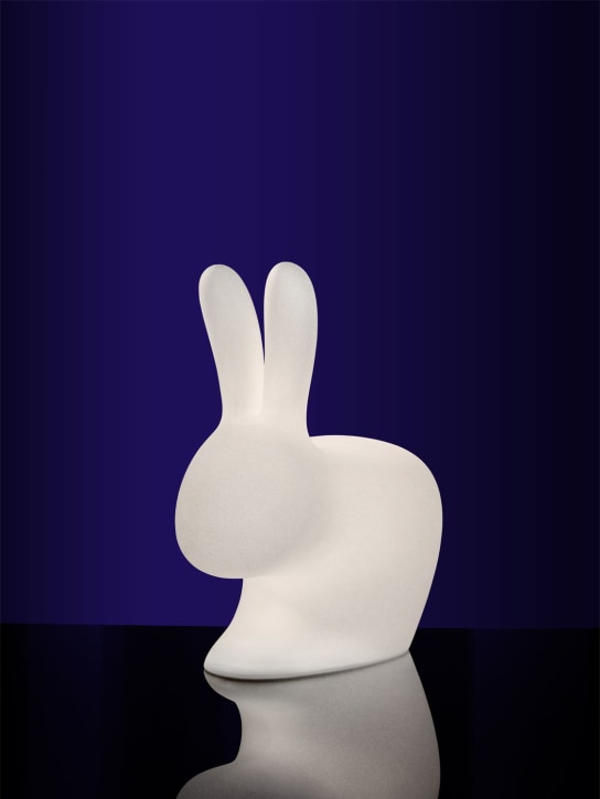 Qeeboo: Silla Rabbit con LED recargable - Blanco - ecraft_1 | Luisa Via Roma