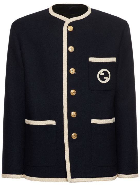 Gucci embroidered outlet coat