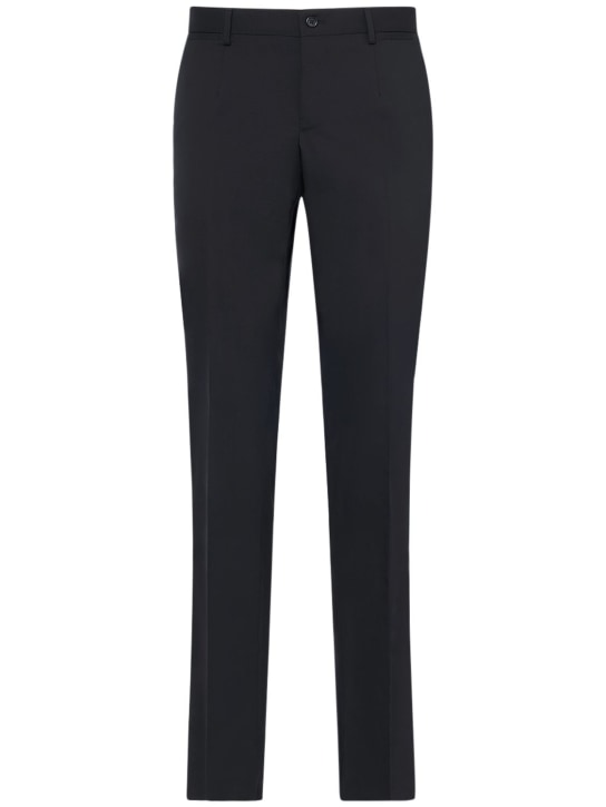 Dolce&Gabbana: Two-piece stretch wool suit - Black - men_7 | Luisa Via Roma