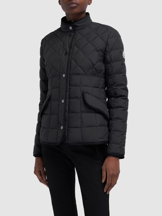 Moncler: Courlis 테크 다운 재킷 - 블랙 - women_1 | Luisa Via Roma