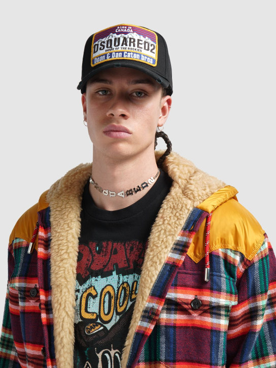 Dsquared2: Cotton baseball cap - men_1 | Luisa Via Roma