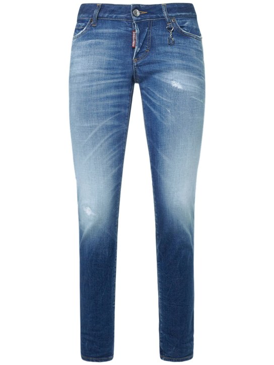 Dsquared2: Jeans skinny de cintura baja - Azul - women_0 | Luisa Via Roma