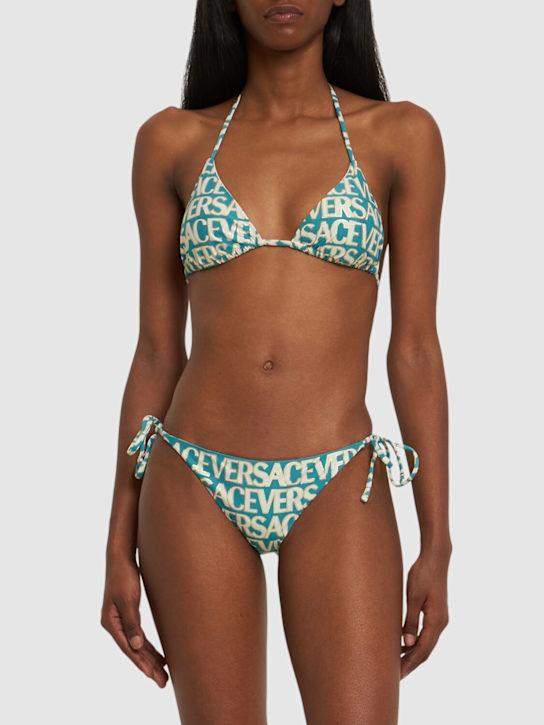 Logo print bikini bottoms - Thumbnail 2