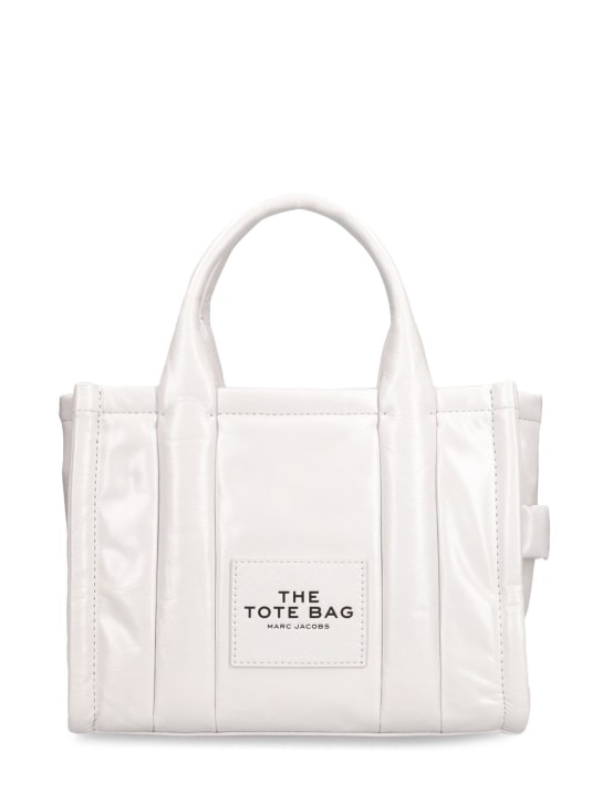 Marc Jacobs: The Small Tote leather bag - White - women_0 | Luisa Via Roma