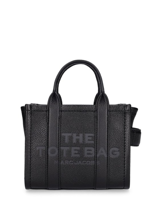 Marc Jacobs: The Crossbody leather tote bag - Black - women_0 | Luisa Via Roma