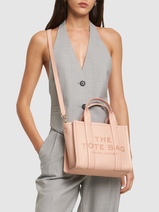 Marc Jacobs: The Small Tote leather bag - Rose - women_1 | Luisa Via Roma