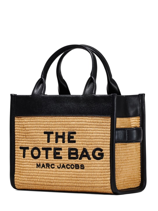 Marc Jacobs: The Small Tote raffia effect bag - Natural - women_1 | Luisa Via Roma
