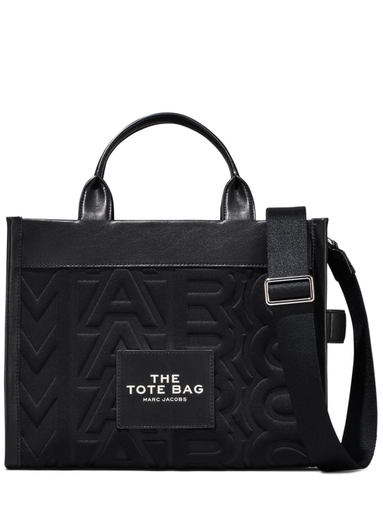 Marc Jacobs: The Medium Tote faux leather bag - Black - women_0 | Luisa Via Roma