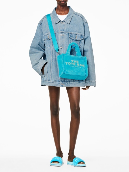 Marc Jacobs: The Small Tote ナイロン バッグ - Pool - women_1 | Luisa Via Roma