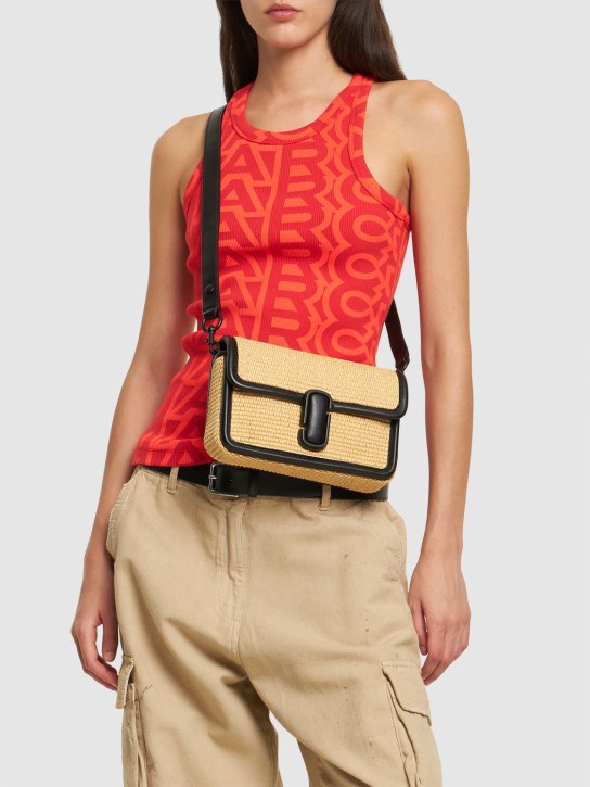 Marc Jacobs: Schultertasche aus Canvas „The Shoulder Bag“ - Natural - women_1 | Luisa Via Roma