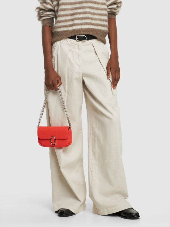 Marc Jacobs: The Mini J Marc leather shoulder bag - women_1 | Luisa Via Roma
