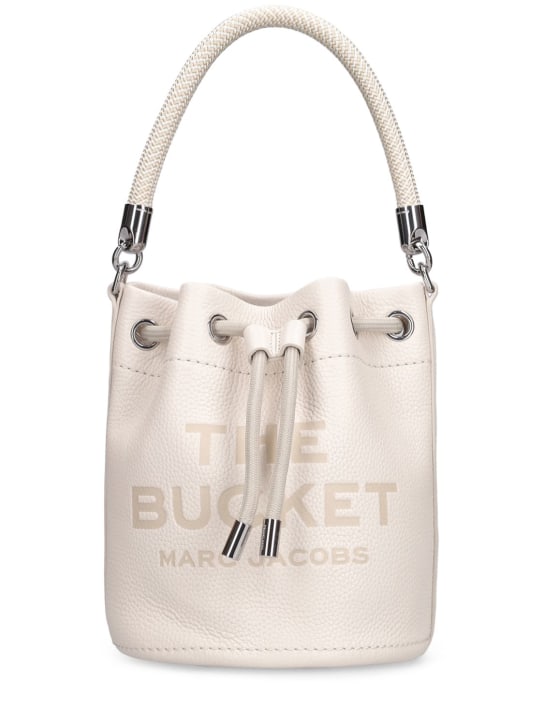 Marc Jacobs: Bolso The Bucket de piel - Cotton - women_0 | Luisa Via Roma