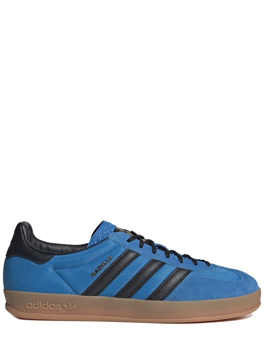 adidas Originals: Gazelle Indoor sneakers - Bright Blue - men_0 | Luisa Via Roma