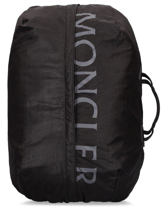Moncler: Alchemy nylon backpack - Siyah - men_0 | Luisa Via Roma
