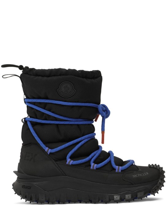 Moncler: Trailgrip Après Ski tech snow boots - Black - men_0 | Luisa Via Roma