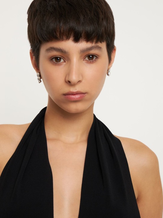 Isabel Marant: The Embrace stud earrings - Silber/Kristall - women_1 | Luisa Via Roma