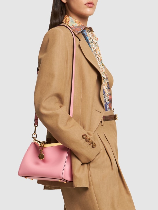 Etro: Petit sac porté épaule en cuir Vela - women_1 | Luisa Via Roma