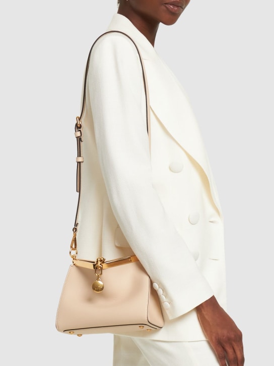 Etro: Small Vela leather shoulder bag - women_1 | Luisa Via Roma