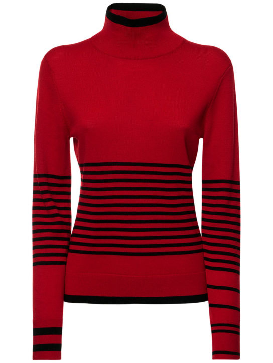Erin Snow: Suéter de punto de lana - Rojo - women_0 | Luisa Via Roma
