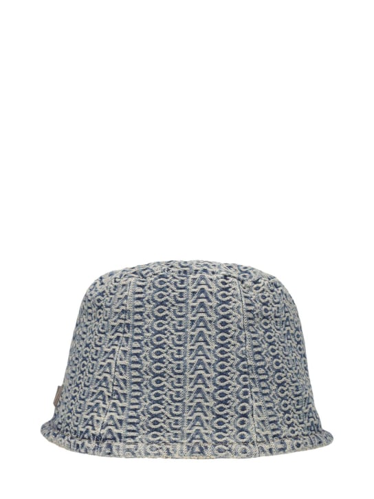 Marc Jacobs: Monogram bucket hat - Light Blue - women_0 | Luisa Via Roma