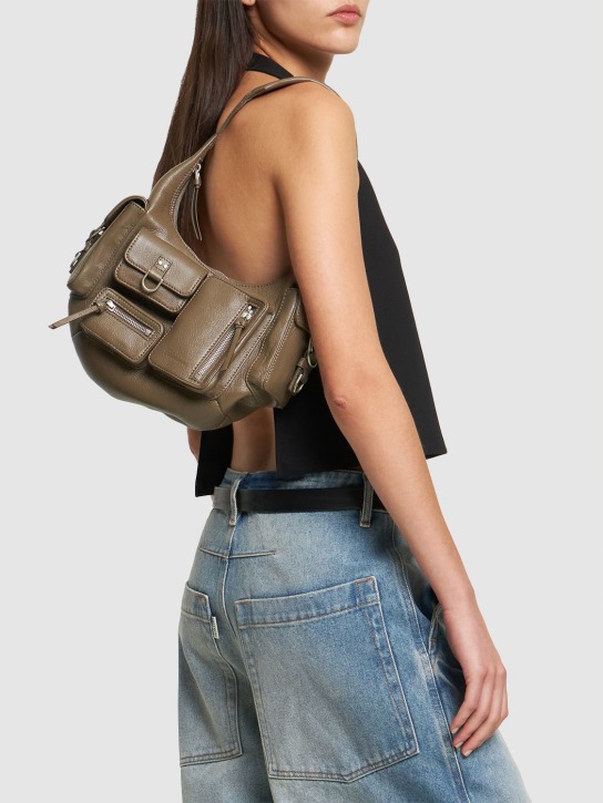 Blumarine: Small pocket hobo shoulder bag - women_1 | Luisa Via Roma