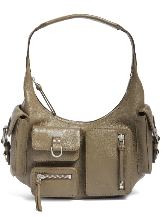 Blumarine: Small pocket hobo shoulder bag - women_0 | Luisa Via Roma