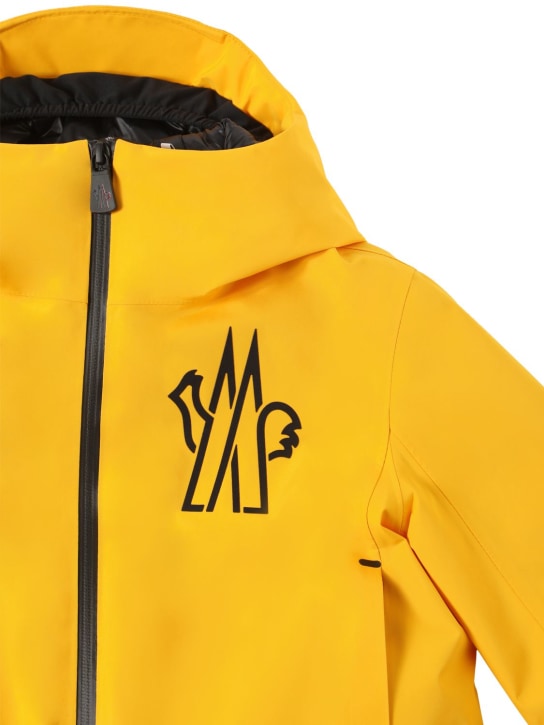 Moncler Grenoble: Moriond tech ski jacket - Yellow - kids-boys_1 | Luisa Via Roma