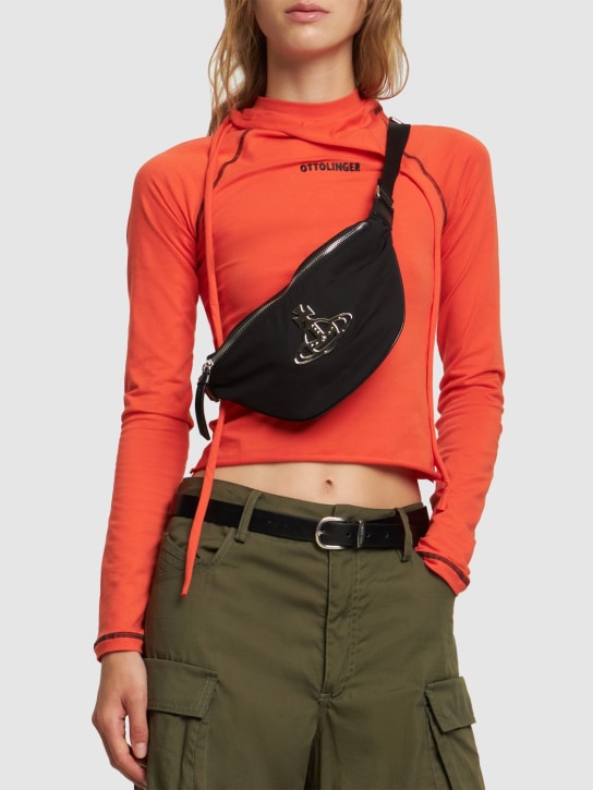 Vivienne Westwood: Small Hilda belt bag - Black - women_1 | Luisa Via Roma