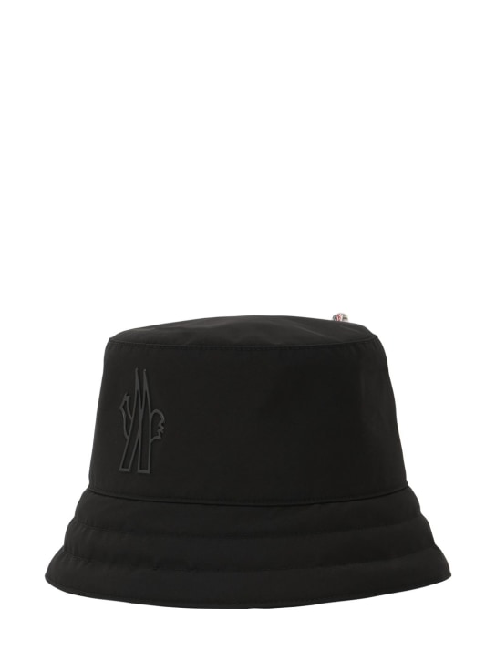 Moncler Grenoble: Bucket hat - Black - men_1 | Luisa Via Roma