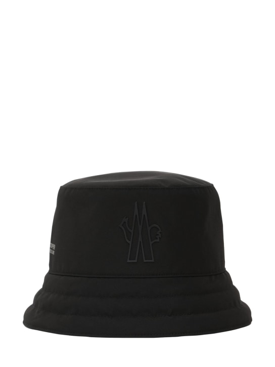 Moncler Grenoble: Bucket hat - Black - women_0 | Luisa Via Roma