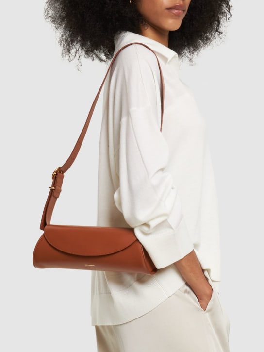 Jil Sander: Bolso pequeño Cannolo de piel - women_1 | Luisa Via Roma