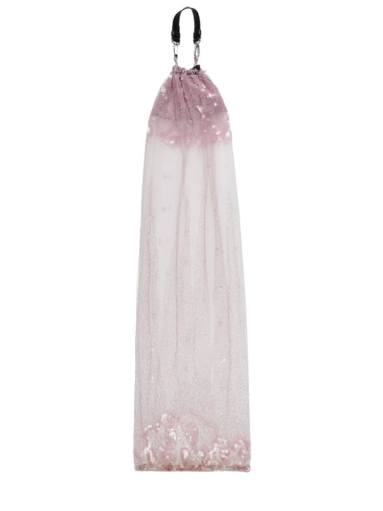 16arlington: Agatha sequined tulle bag - Pembe - women_0 | Luisa Via Roma