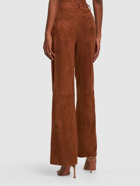 Giuseppe Di Morabito: Pantaloni in camoscio - women_2 | Luisa Via Roma
