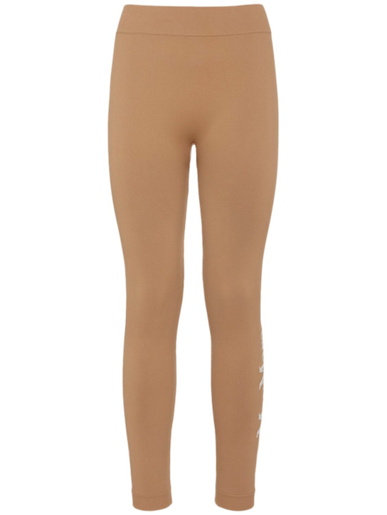 'S Max Mara: Basilea logo jacquard leggings - women_0 | Luisa Via Roma