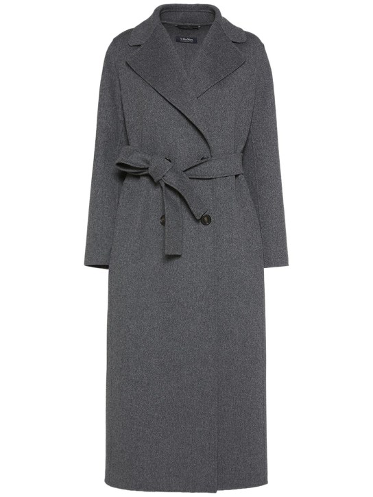 'S Max Mara: Paride double wool long coat - women_0 | Luisa Via Roma