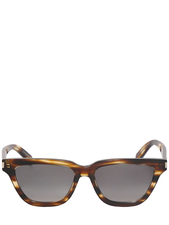 Saint Laurent: SL 462 Sulpice acetate sunglasses - Havana/Grey - women_0 | Luisa Via Roma