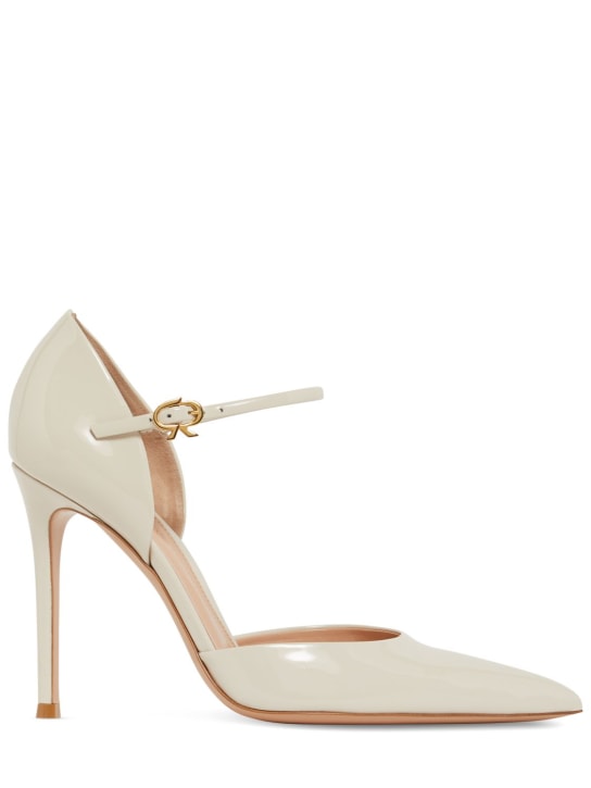 Gianvito Rossi: 85mm Patent leather heels - women_0 | Luisa Via Roma