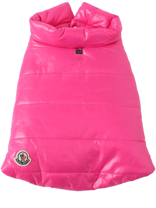 Moncler Genius: Moncler X Poldo padded dog vest - Pink - women_0 | Luisa Via Roma