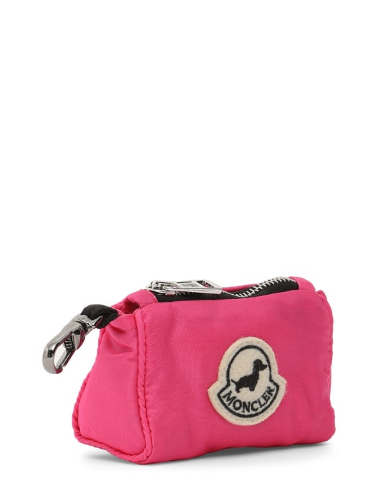 Moncler Genius: Moncler X Poldo satin dog bag holder - Pink - women_1 | Luisa Via Roma