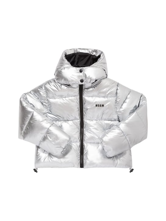 Puffer silver clearance jacket