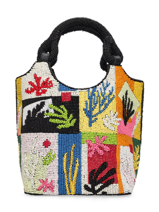 Staud: Zoe glass beaded tote bag - women_0 | Luisa Via Roma