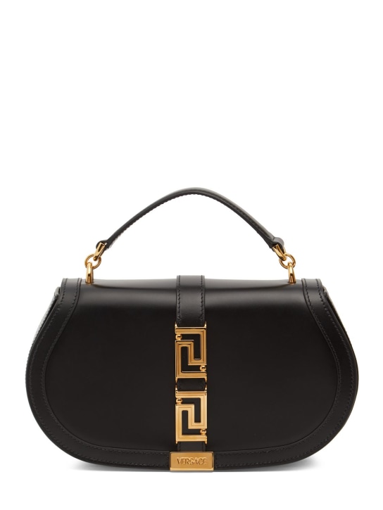 Greca goddess leather top handle bag - Versace - Women | Luisaviaroma