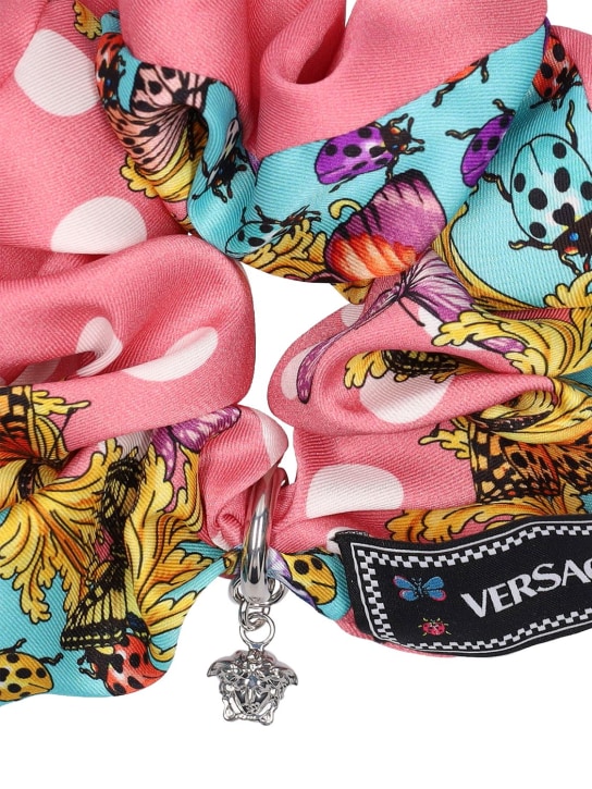 Versace: Murakami 플로랄 프린트 스크런치 - women_1 | Luisa Via Roma