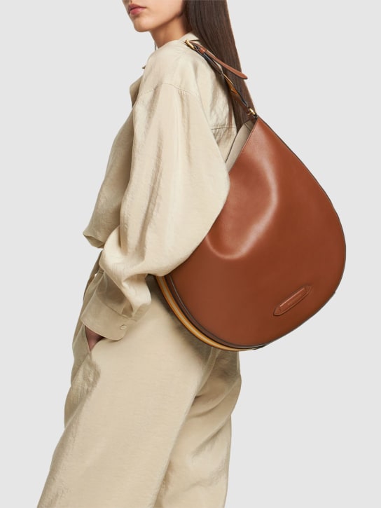 Anya Hindmarch: Nastro hobo leather shoulder bag - women_1 | Luisa Via Roma
