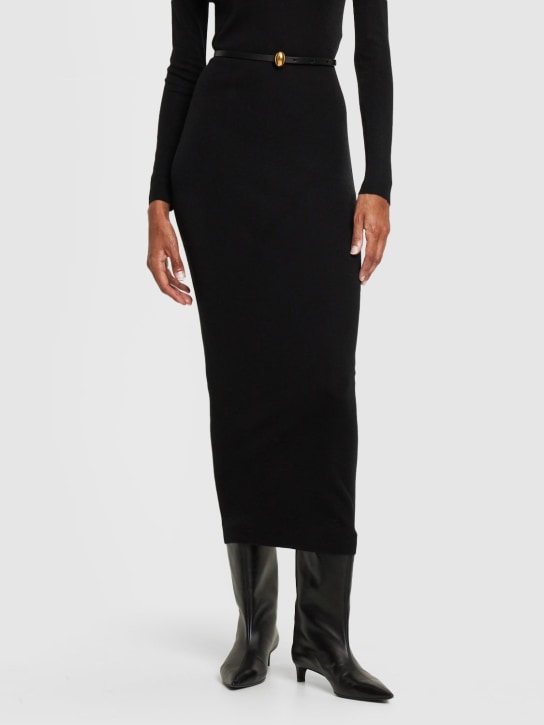 Jil Sander: 35mm Leather ankle boots - Black - women_1 | Luisa Via Roma