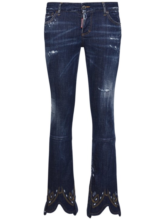 Dsquared2: Jeans skinny cowboy in denim - women_0 | Luisa Via Roma